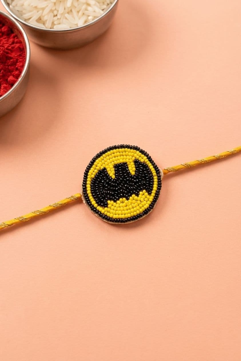 Handcrafted Batman Rakhi for Kids - The Perfect Brotherly Love Emblem