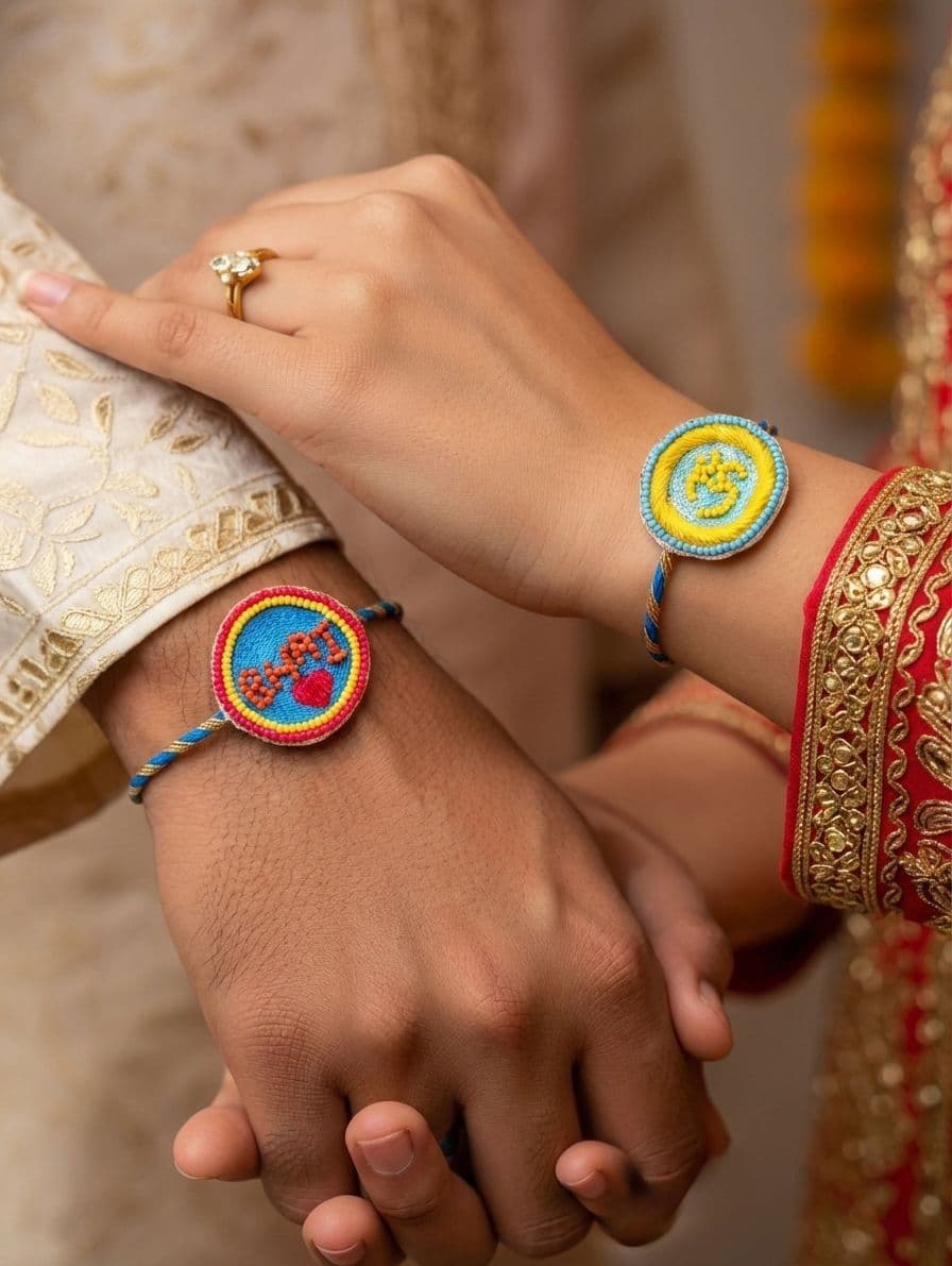 Heartfelt 2026 Handmade Rakhi Set - Best Unique Gift for Brothers