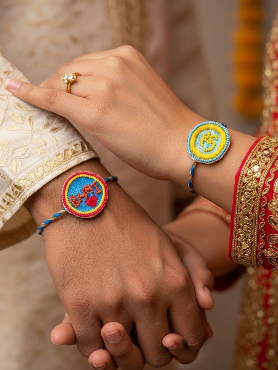 Heartfelt 2026 Handmade Rakhi Set - Best Unique Gift for Brothers